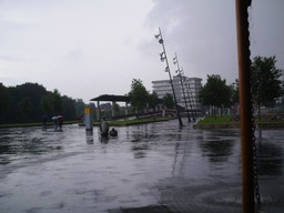 Wolkbreuk bij Dierenpark Emmen