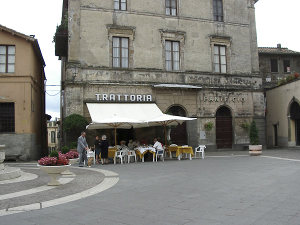 Sutri, eten om 8 uur