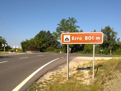 De eerste van 3 passen