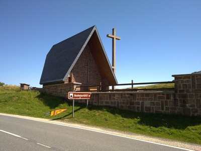 De pashoogte van de Ibañeta