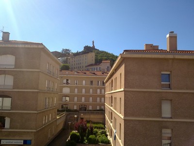 Blik vanuit de hotelkamer