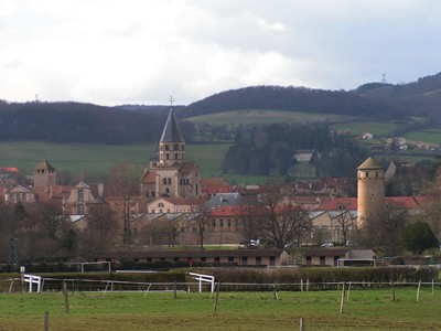 Blik op Cluny Blik op Cluny