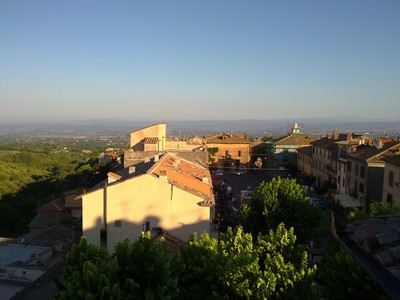Uitzicht vanuit het raam van B&B Widman