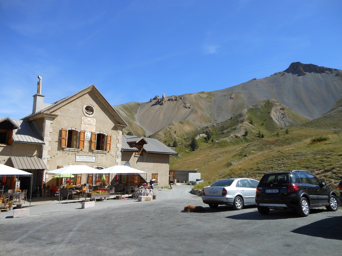 Refuge Napol&eacute;on, maar dan wel Napoleon III, kort voor de top