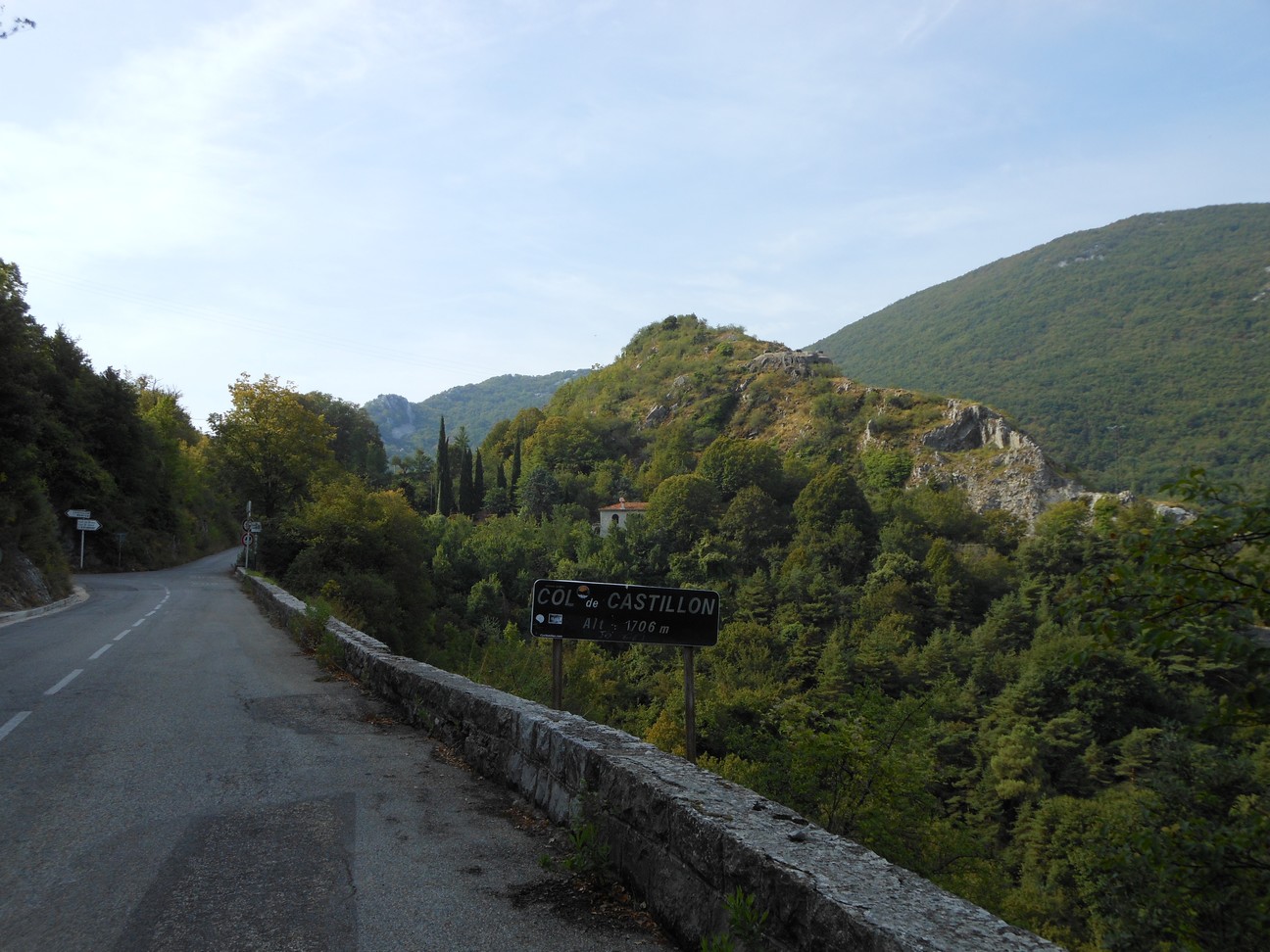 Col de castillon, de laatste (of eerste) col van de Route des grandes Alpes