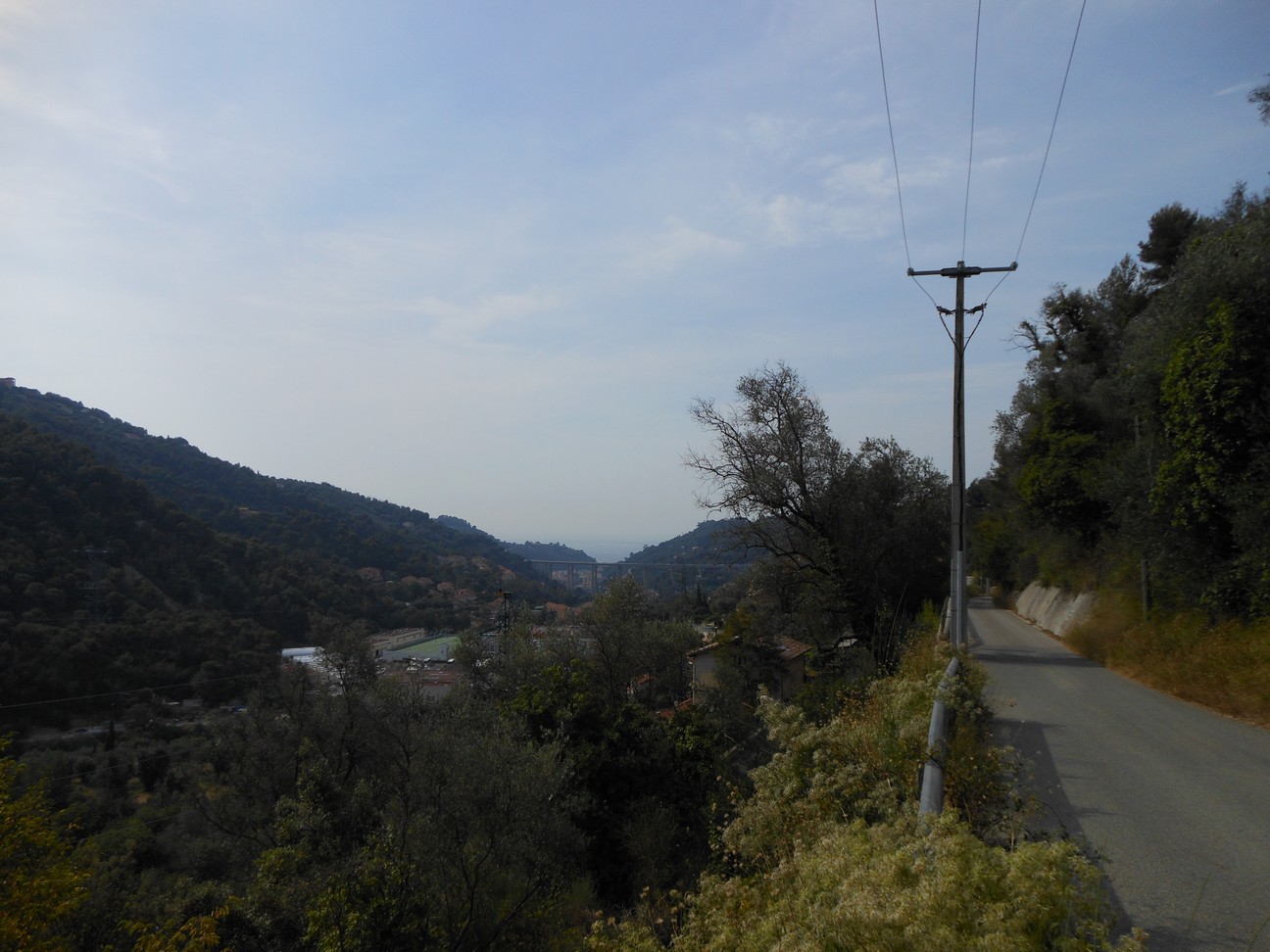 In de verte de middellandse zee