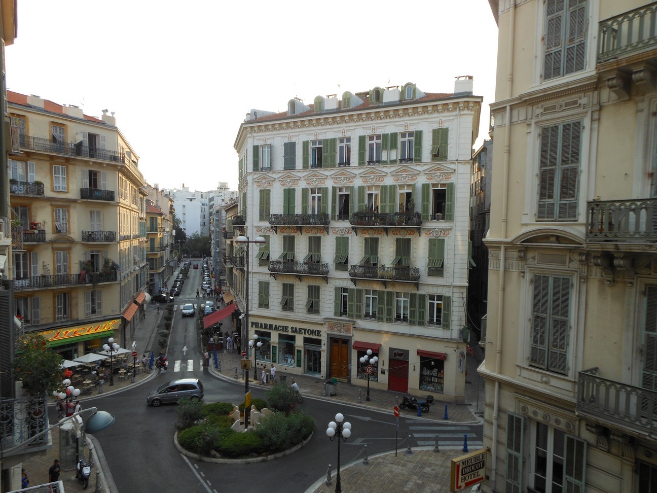 Uitzicht vanuit het hotel