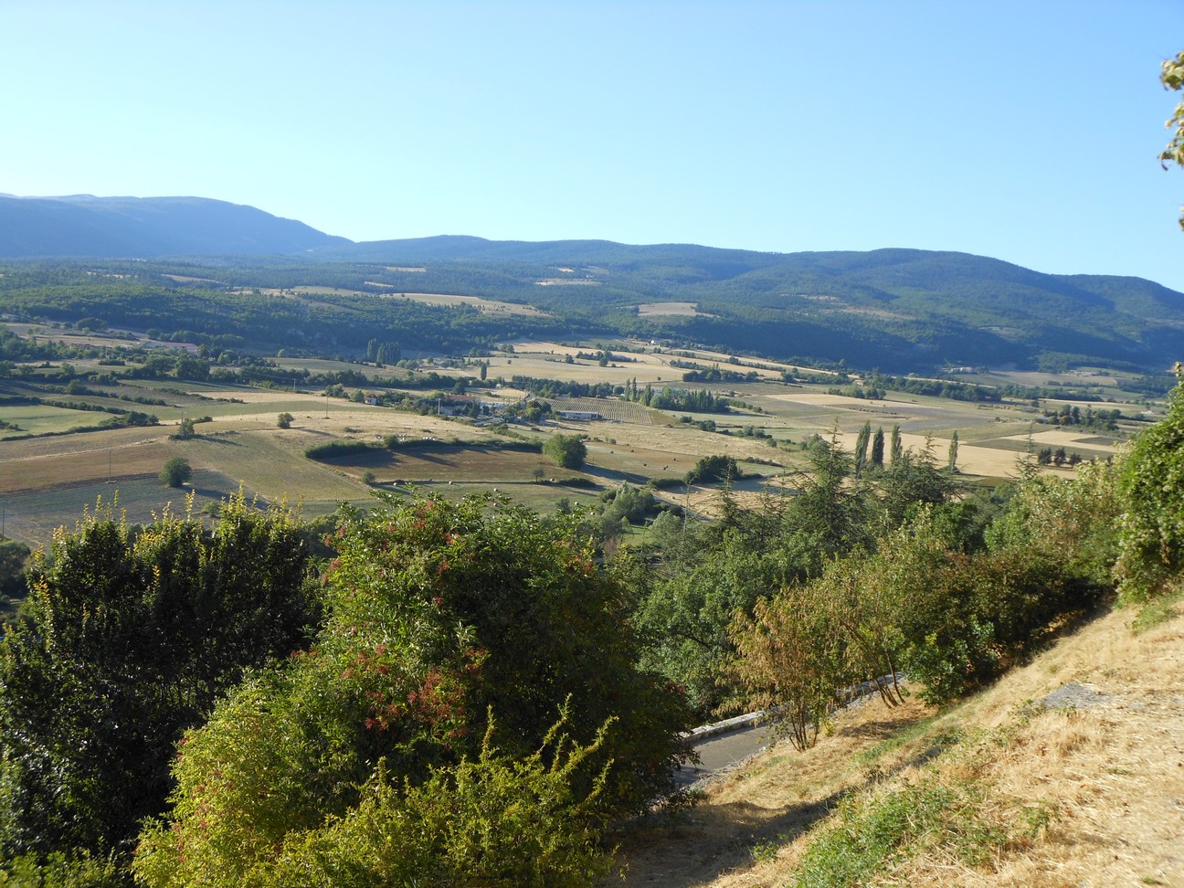 Blik over de vlakte vanuit Sault